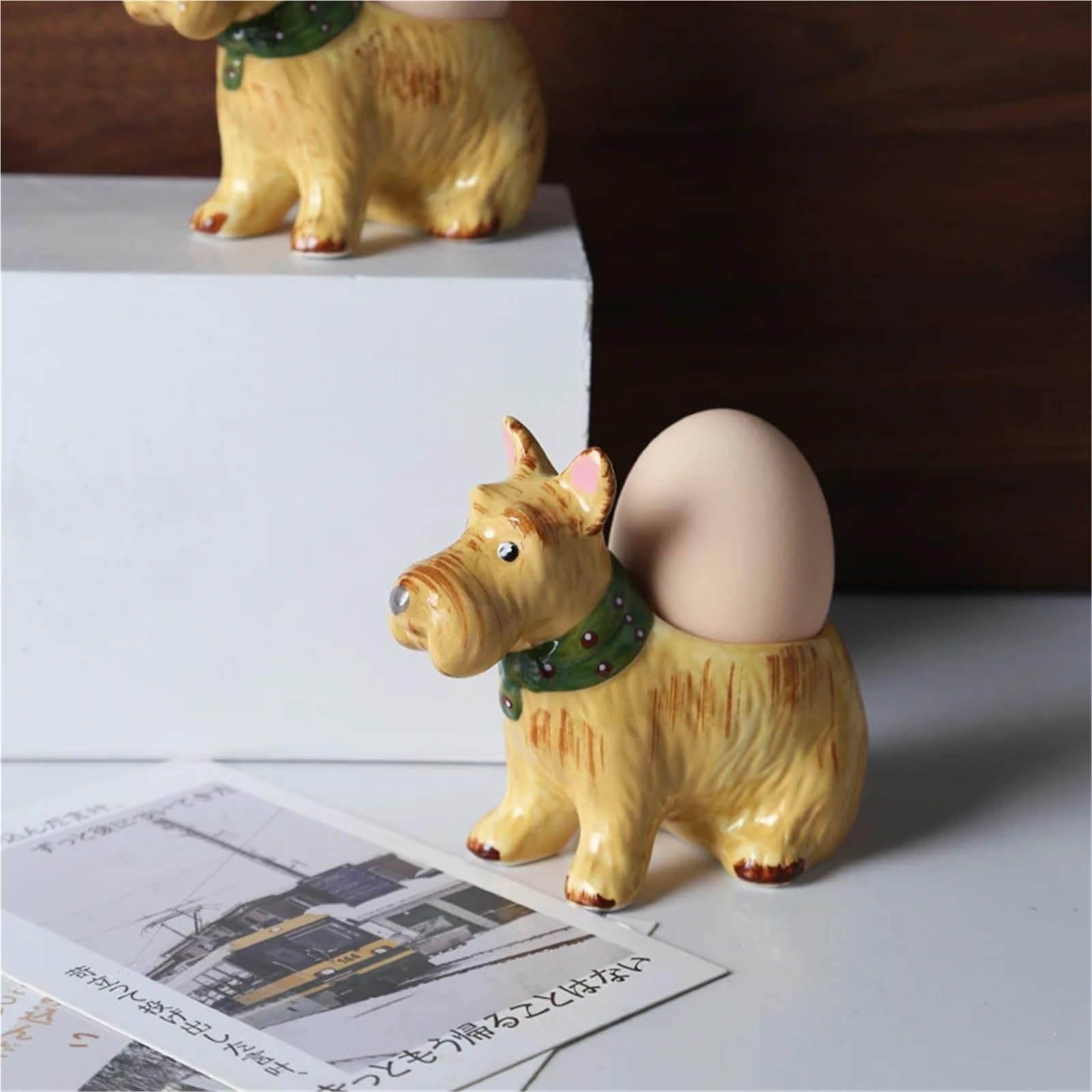Eierbecher, Kreativität weich gekochte Eierbecher Halter Stander Hund geformt
