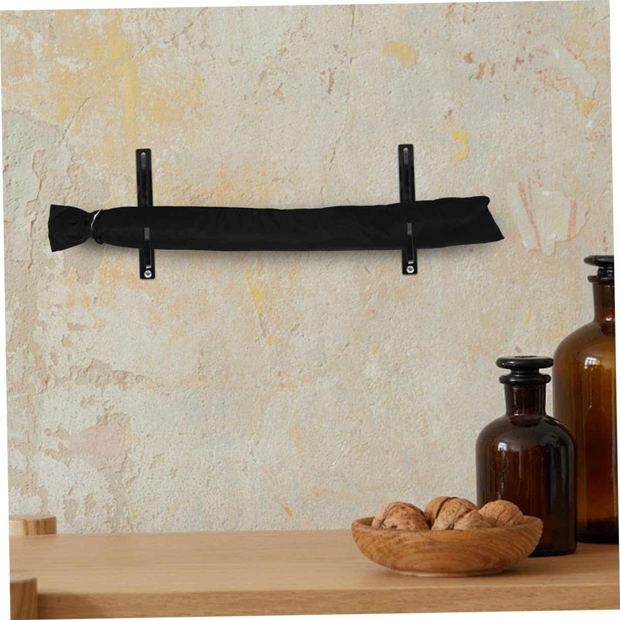 TOYANDONA Soporte de Espada para Pared, 3 Pares, Acrílico Negro