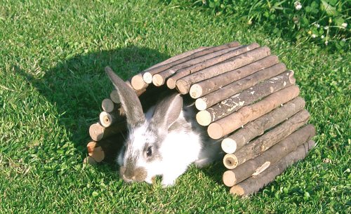 Kerbl Wooden Bridge, arge,Brown,L, 30 x 50 cm - Image 4