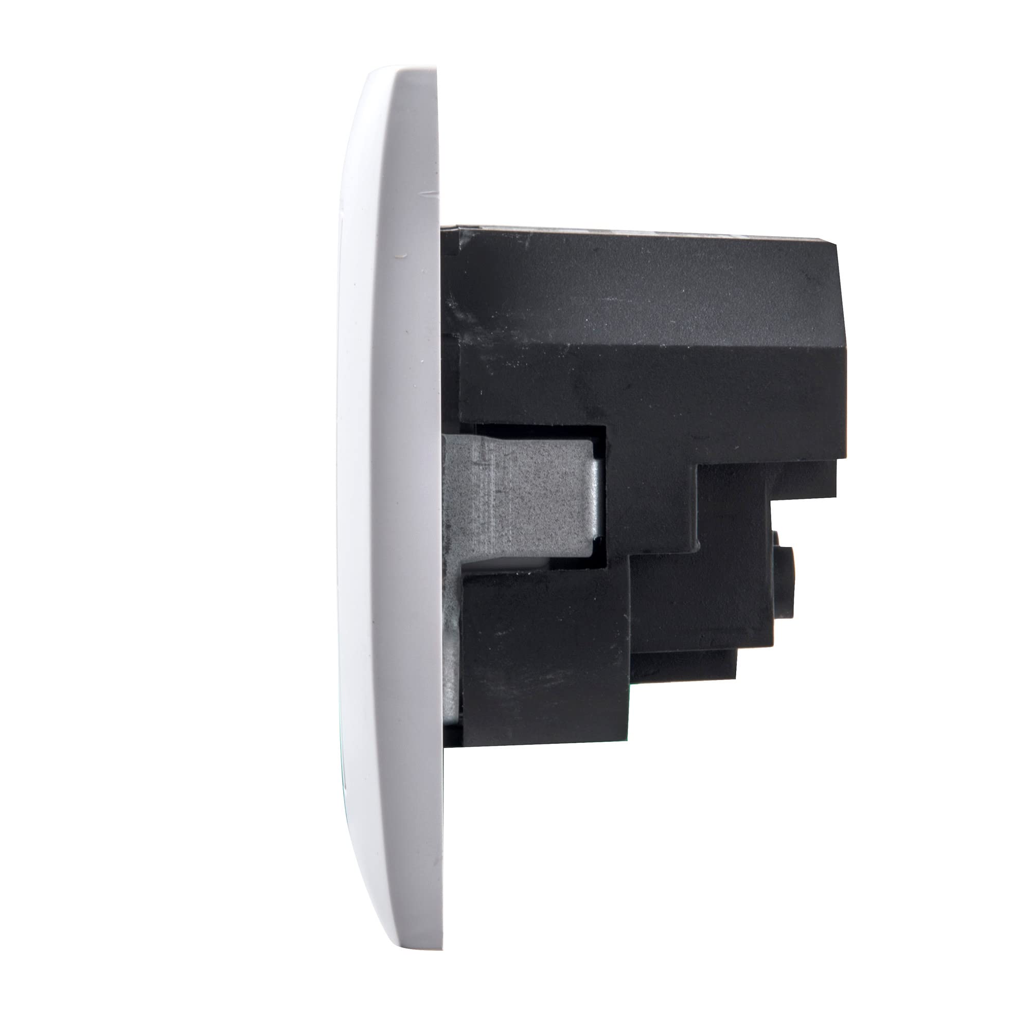 FAMATEL – Base + 2USB | Enchufe de empotrar | Serie Habitat 15 | Fácil instalación | Alta estanqueidad del producto | Protección Infantil | TT | 16A | 250V | Blanco