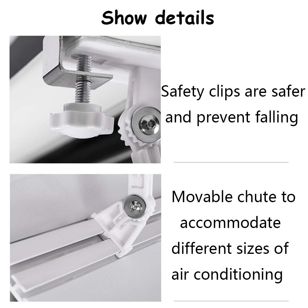 Déflecteur Réglable Pour Climatiseur - Guide D'Air Anti-Soufflage Direct - 1 Pièce Blanc