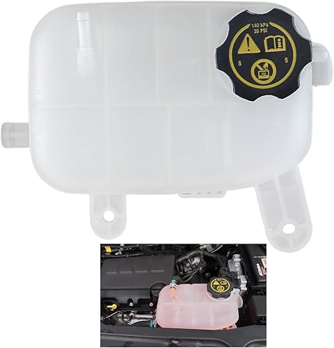 95269001 Tanque de depósito de refrigerante de motor con tapa compatible con Buick Encore 1.4L 2013 - 2021, Chevrolet Chevy Tracker Trax 1.4L 1.8L