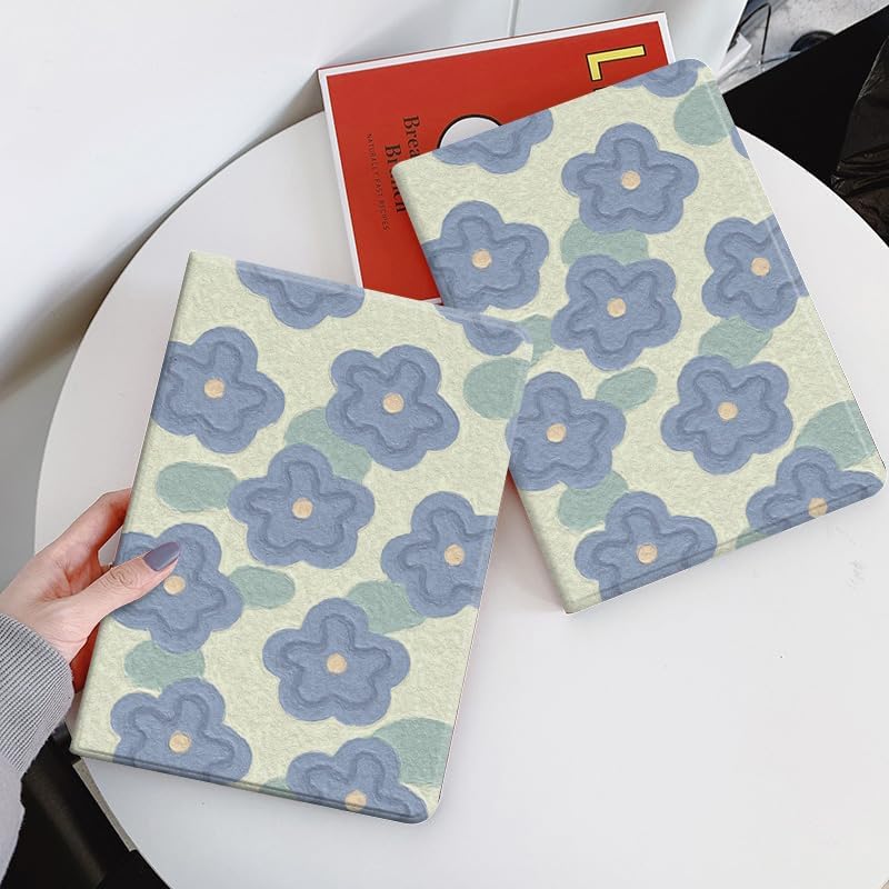 Miniatura 4 de Funda para iPad Air de 5 generación para iPad Air 4 generación, diseño floral, ilustración floral para iPad Air 5, iPad Air 4, funda de encendido