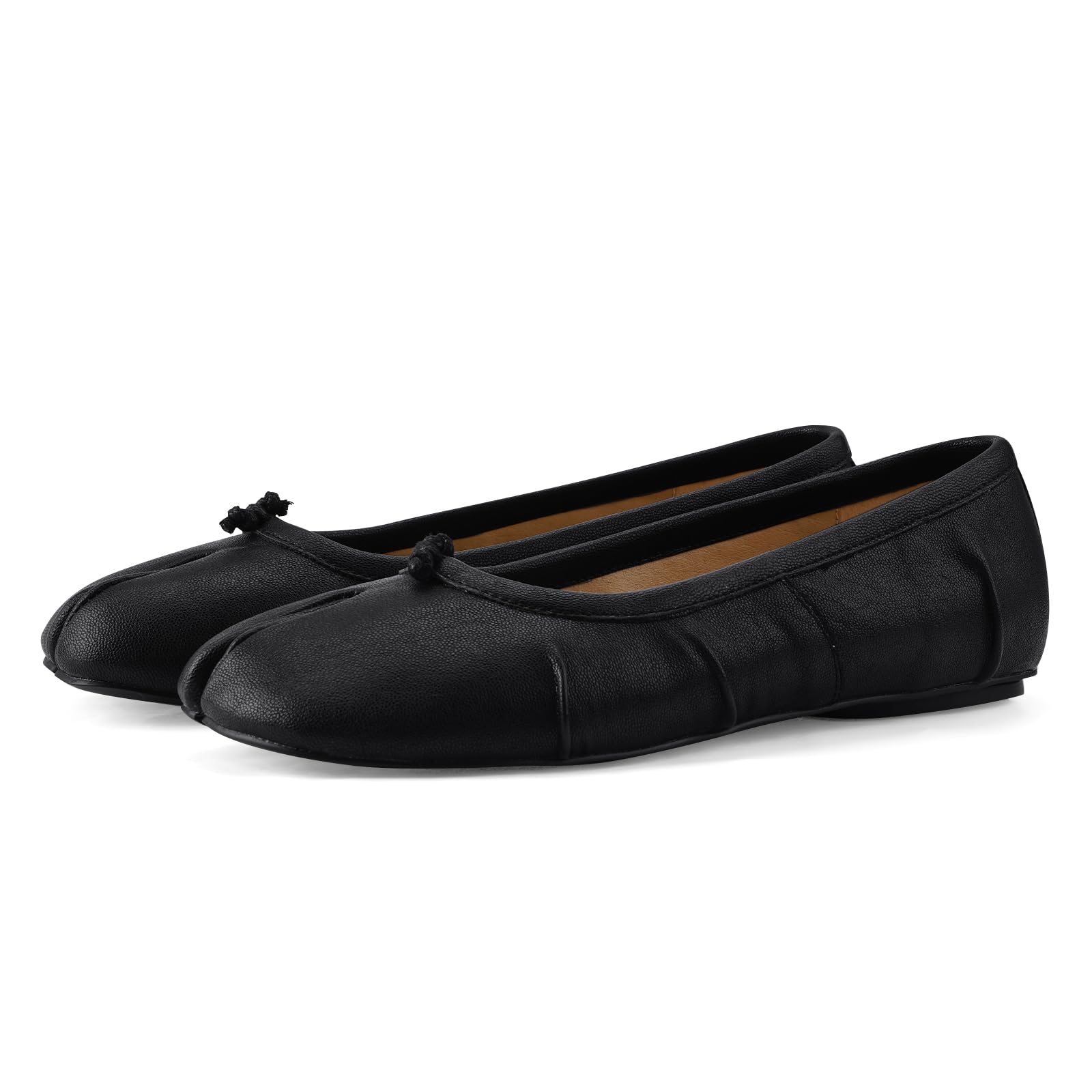 VBDB Tabi Ballettschuhe für Frauen gekleidet Freizeitschuhe Split-Toe breite Flache leichte japanische Schuhe
