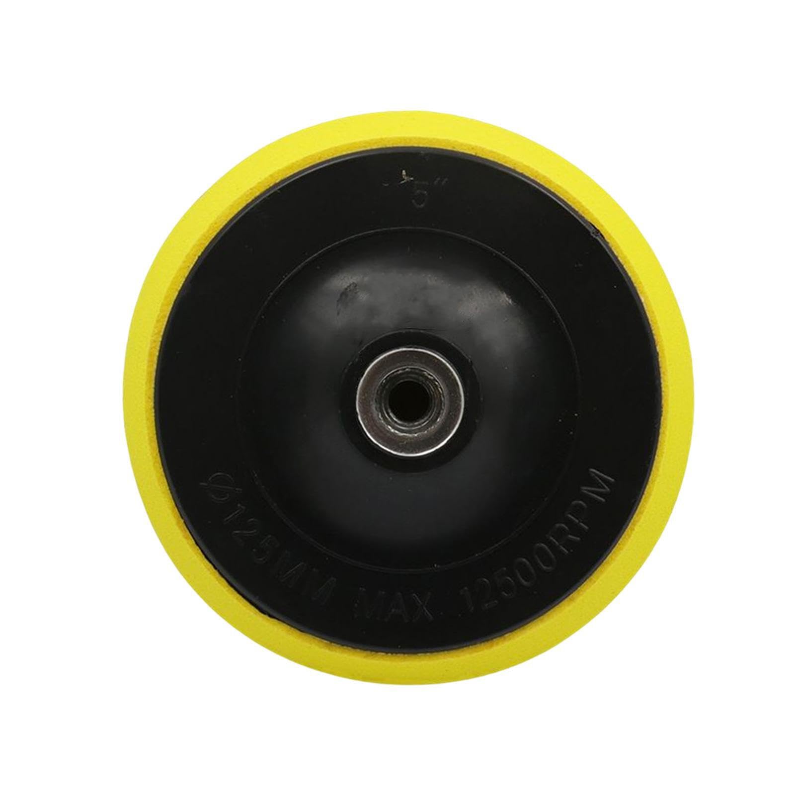 Pixzcsa Reliable Sanding Disc Backing Pad For Polisher, 5 Inch 125Mm M14