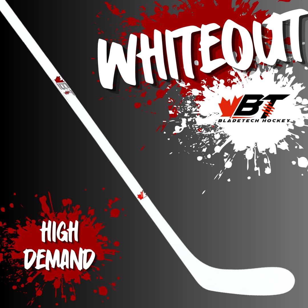 Bladetech Whiteout - Sr. Hockey Sticks (67 - P88, Left)
