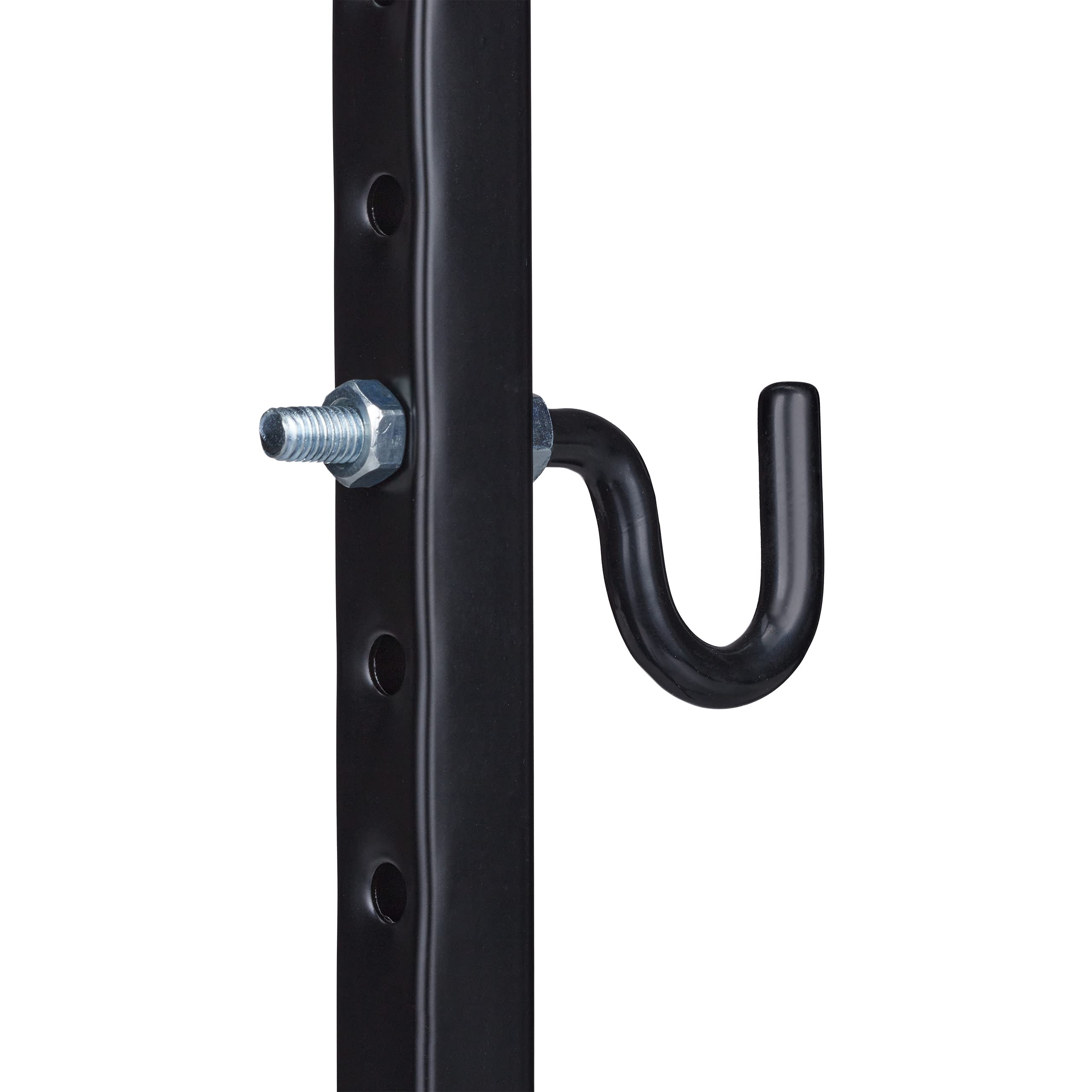 Relaxdays Cavalletto di Manutenzione Bici, Ganci per Ruota Posteriore, Telaio 27,5”, Max. 30kg, HLP: 63,5x32x35 cm, Nero