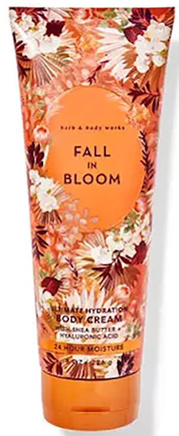 Bath & Body Works Ultimate Hydration Body Cream For Women 8 Fl Oz (8 Fl Oz (Pack of 1), Fall in Bloom)