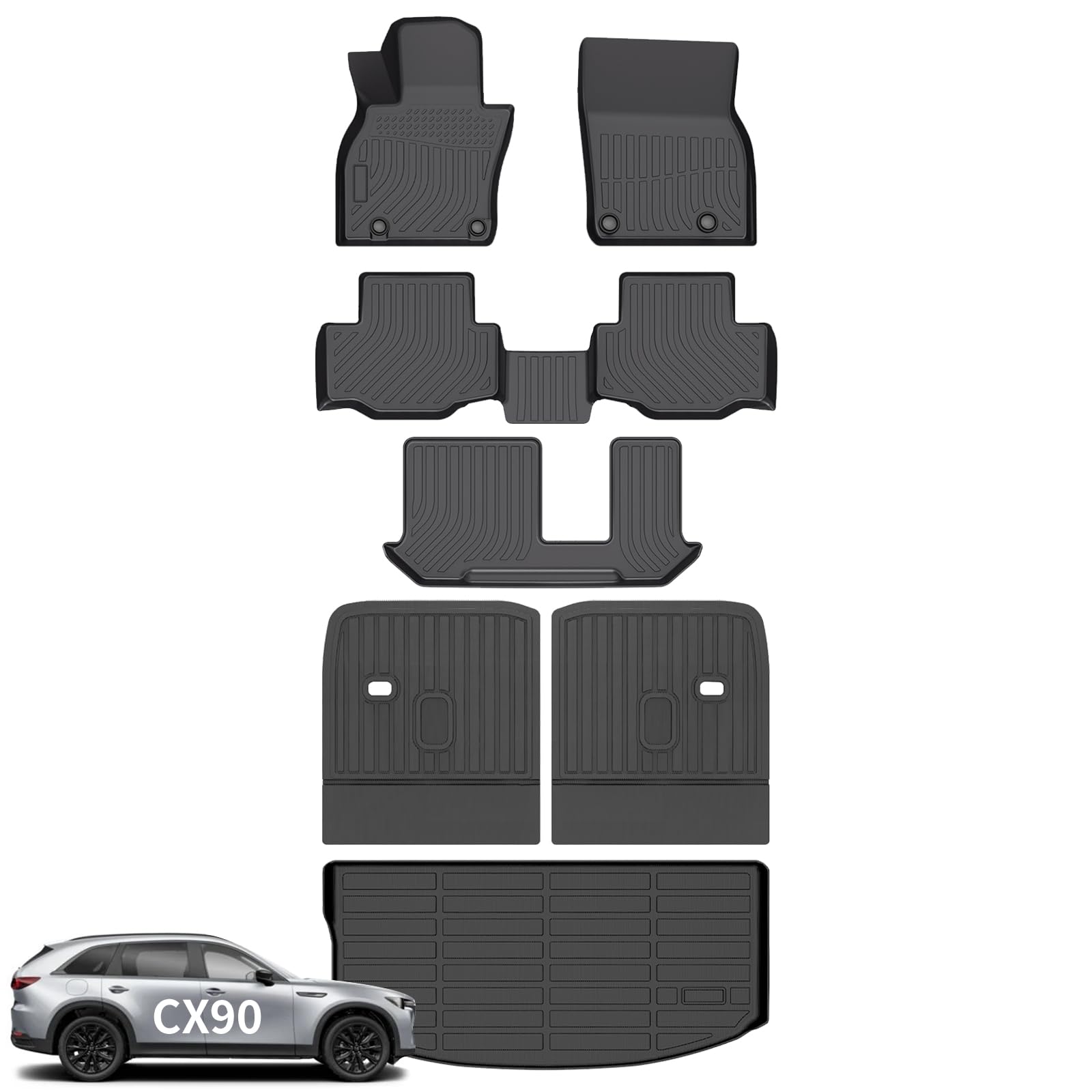 Wayhigh Floor Mats for Mazda CX90