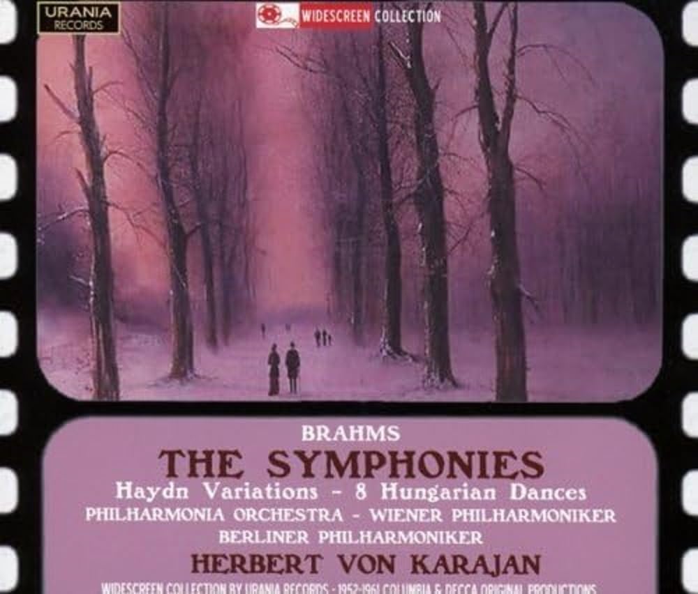Brahms : Intégrale des Symphonies dirigée par Karajan