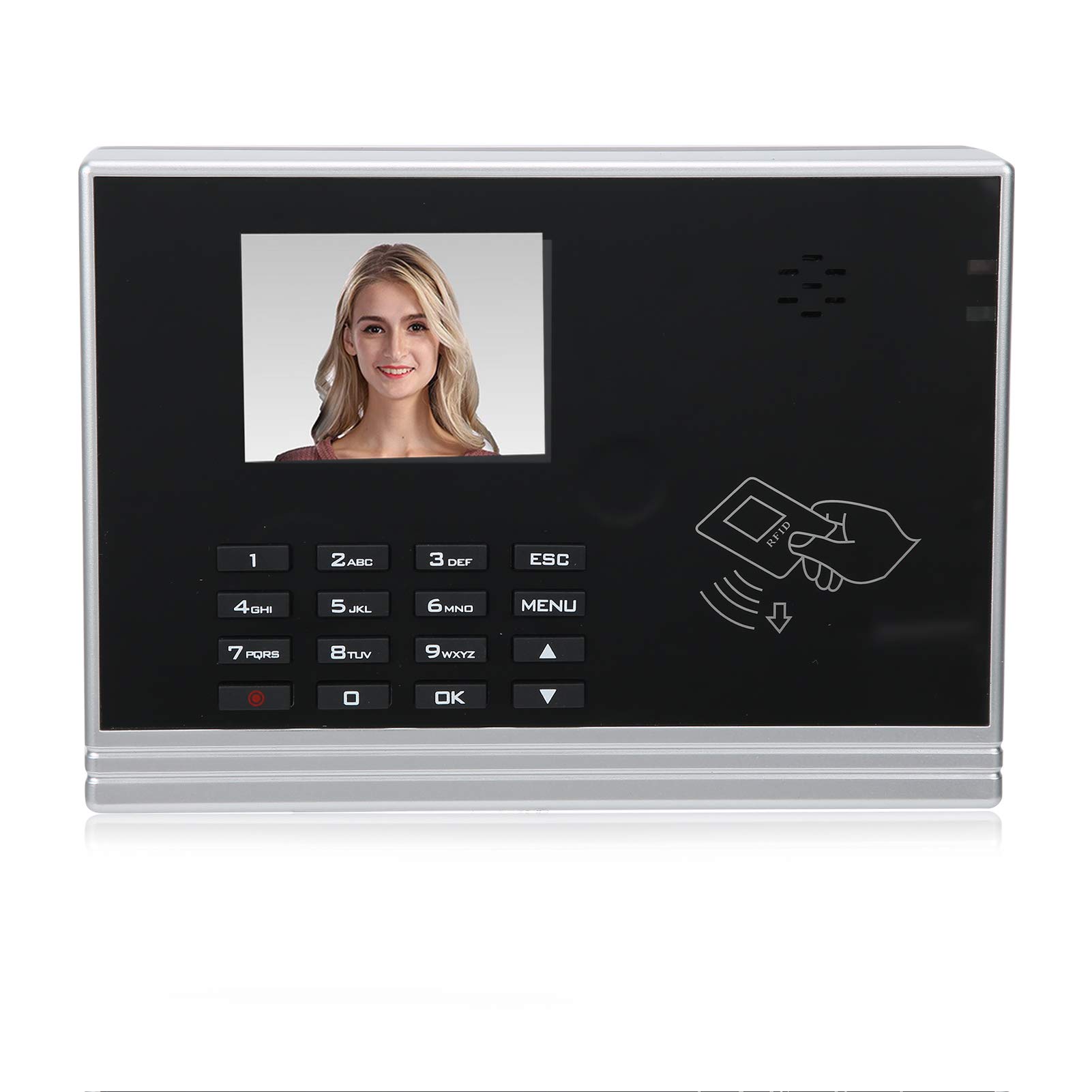 Macchina per presenze USB TCP/IP con display a colori da 2,8 pollici, macchina per presenze con password per carta d'identità RFID, controller di accesso per presenze intelligente, dispositivo per i