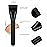 BEAUTYFACTOR 2Pcs Flat Foundation Brush,Face Mask Brush Makeup Spatula Facial Brush for Liquid Foundation Mask,Premium Face Korean Makeup Brush for Blending Cream (Black&Black)