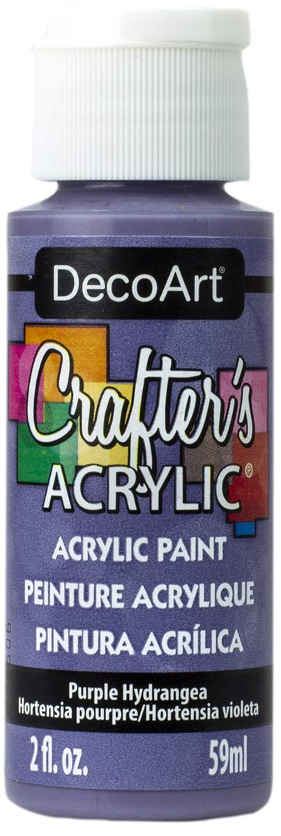 Decoart Purple Hydrangea Crafter's Acrylic All-Purpose Paint 2Oz