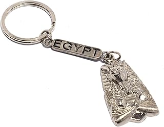 immatgar pharaonic king tutankhamun coffin keychain with egypt - Egyptian souvenirs gifts from egypt Pharaoh with lobes