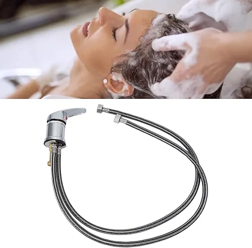 Miniatura 4 de Juego de rociador de grifo de cama de champú juego de interruptor de rociador de grifo de cama de champú chapado de aleación de zinc para club salón