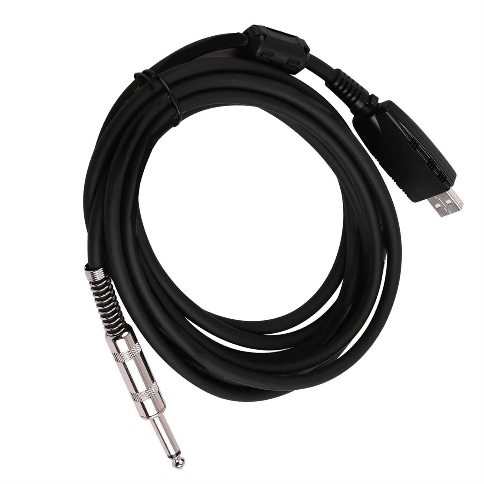 Kabel gitarowy USB męski na 6,35 mm (1/4 ") monofoniczny kabel do gitary elektrycznej do akcesoriów gitarowych Złącze Audio Instrumentu Gitarowego
