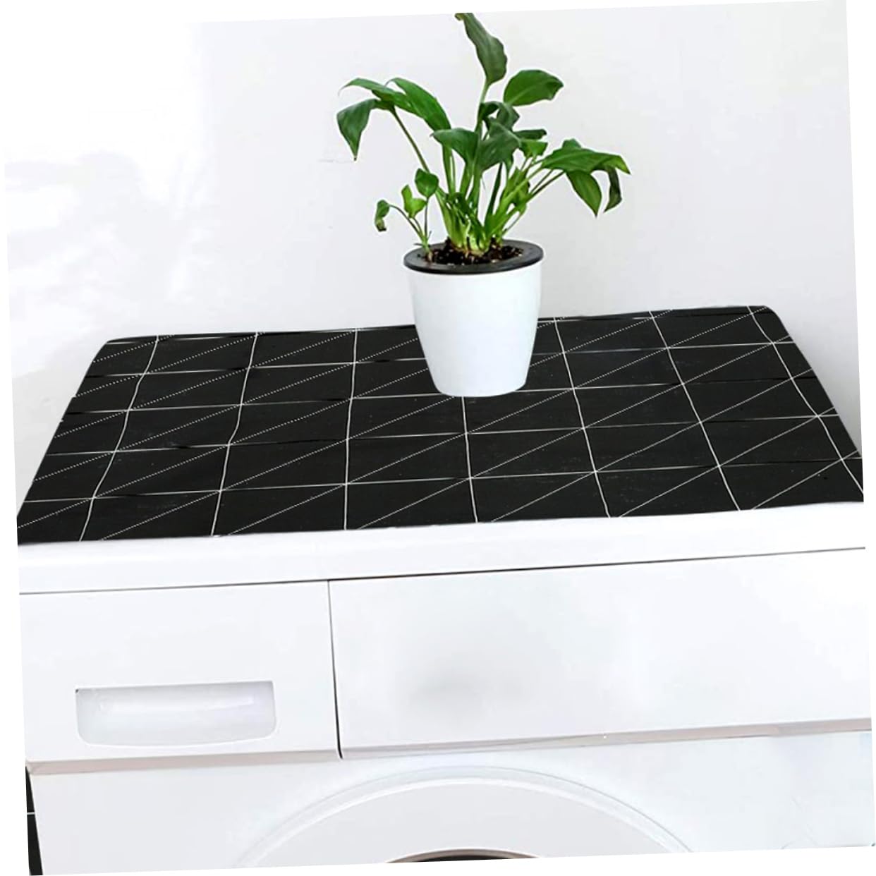 Hemobllo 4pièces Housse De Réfrigérateur Et Machine à Laver Couvercle Anti-poussière Avec Poches De Rangement Design Moderne Et Ventilation