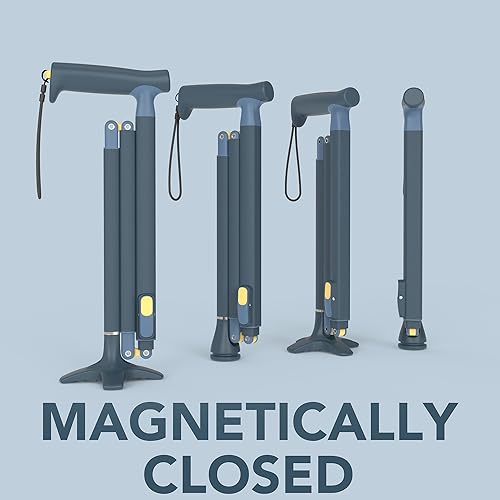 Miniatura 2 de Michael Graves - Bastón plegable de plegado rápido para hombres y mujeres, bastón plegable para estabilidad y estilo, bastón plegable plegable,