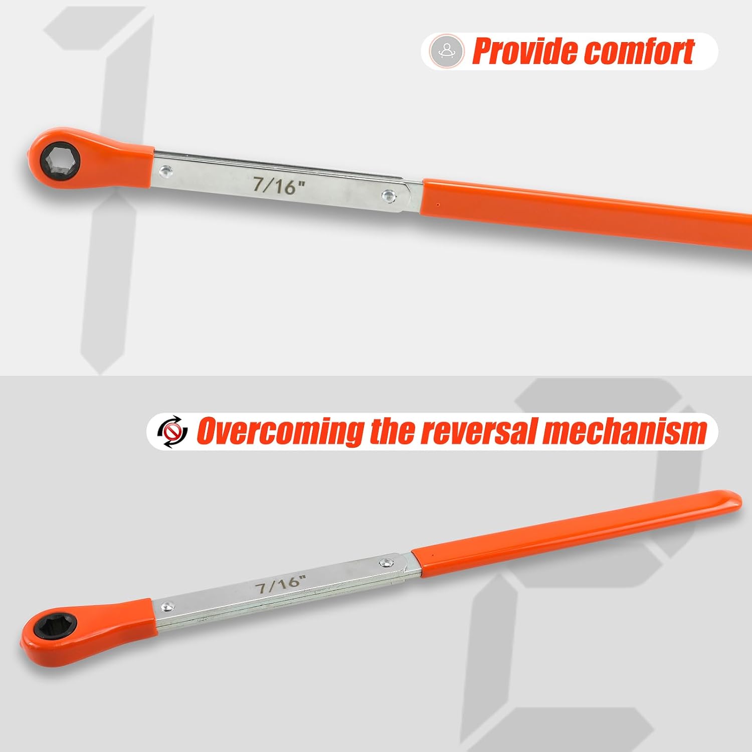 RYANSTAR RACING 7/16" Automatic Slack Adjuster Wrench - Durable Forged Tool for Precise Adjustments