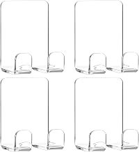 4 Pack Self Adhesive Razor Holder Wall Mounted Shower Shaver Holder Waterproof Heavy Duty Bathroom Towel Hanger
