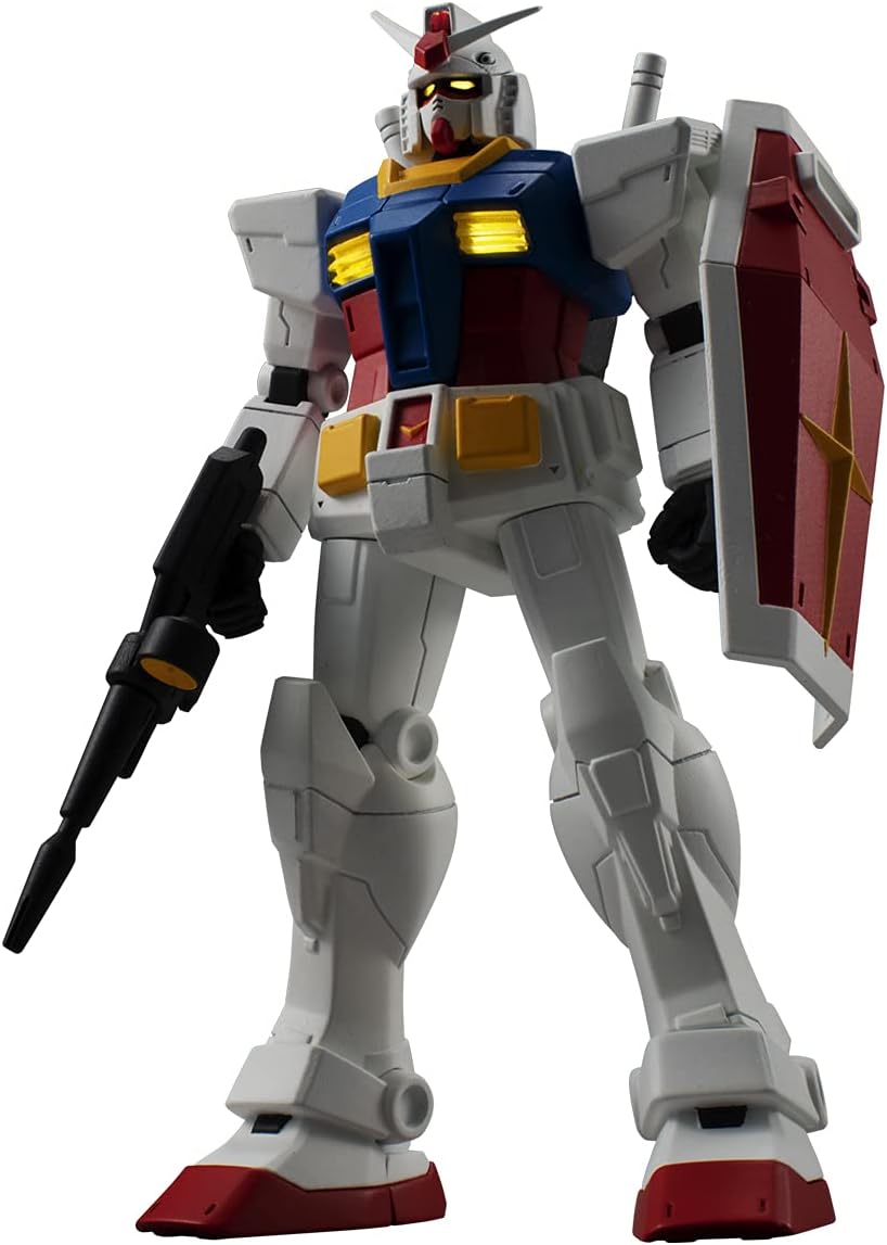 Bandai Namco - Gundam - RX-78-2, Gundam Ultimate Luminous Light Up Action Figure with 4" Rifle