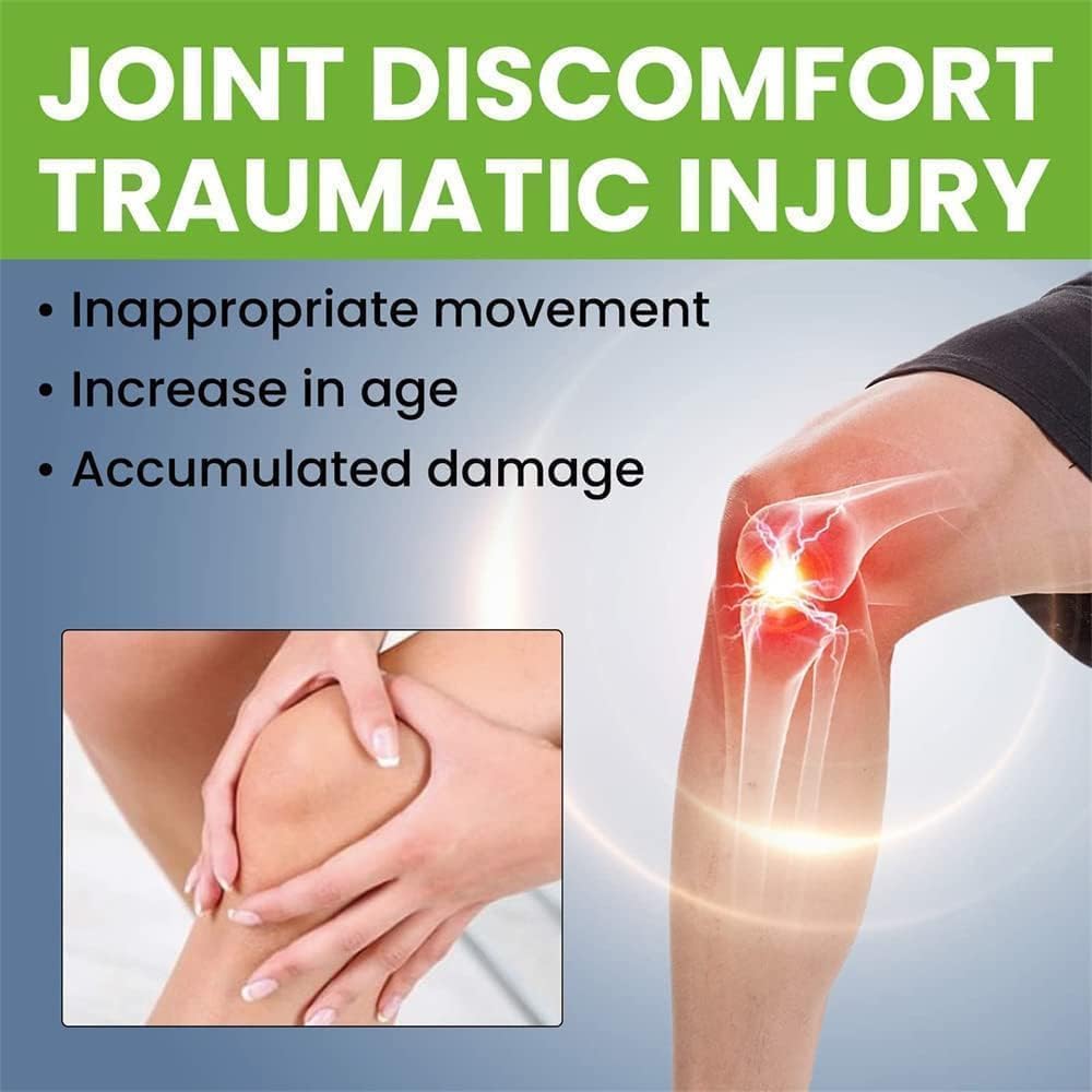 SQUICKLE Pain Relief Knee Patches | Wormwood Ginger Camphor Borneol Natural Herbal Patches | Joint Pains Patch for Knee, Back, Neck, Shoulder Pain (Pack Of 1) (10 pcs Knee Patch) 2