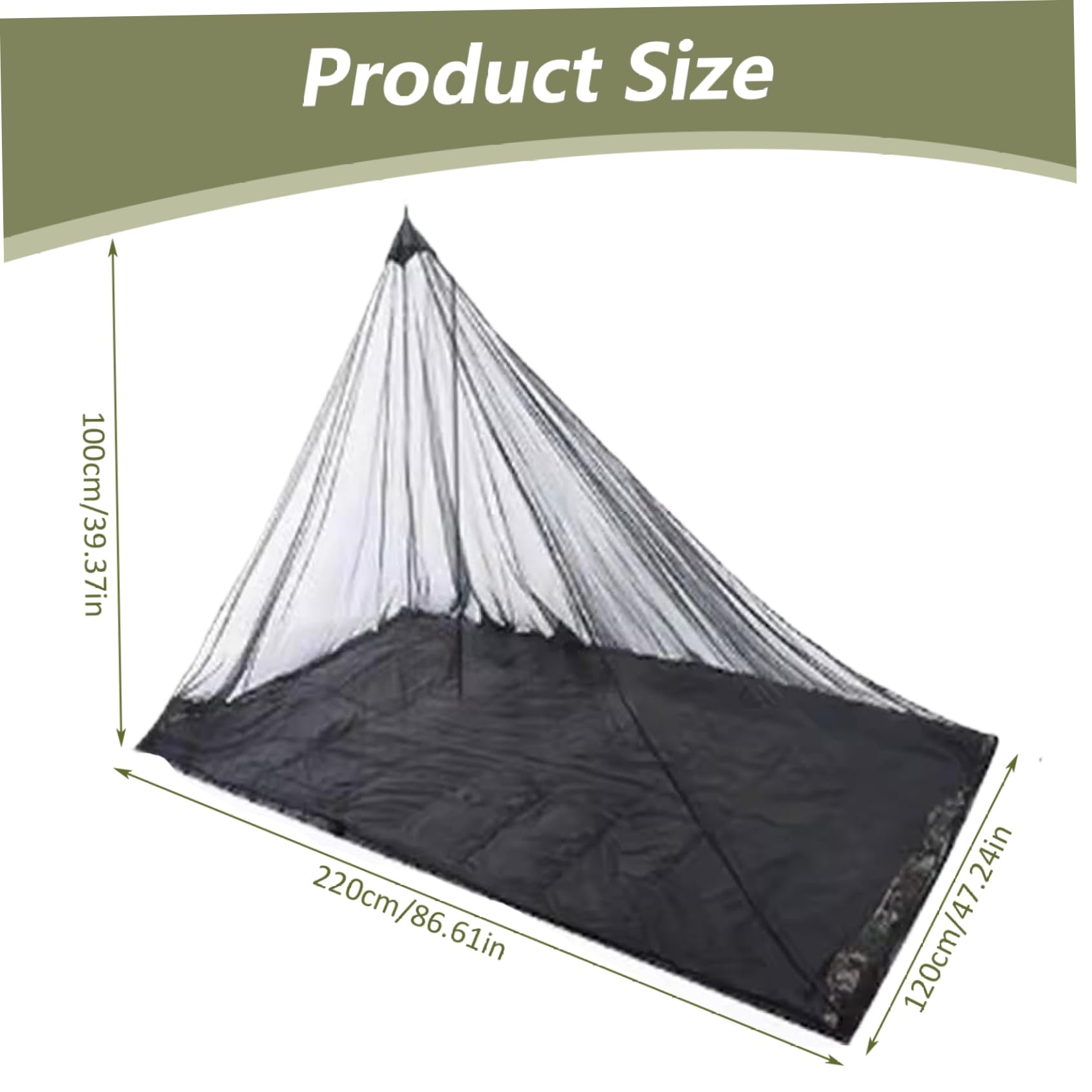 Zanzariera per campeggio, 219 x 119 x 99 cm, portatile, con cerniera, amaca da campeggio con zanzariera, tenda da auto con tappetino impermeabile per viaggi all'aperto per letto