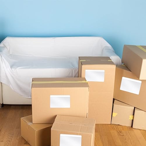 Miniatura 6 de 200 bolsillos autoadhesivos para tarjetas de índice con apertura superior con 200 tarjetas de visita en blanco, funda protectora de plástico