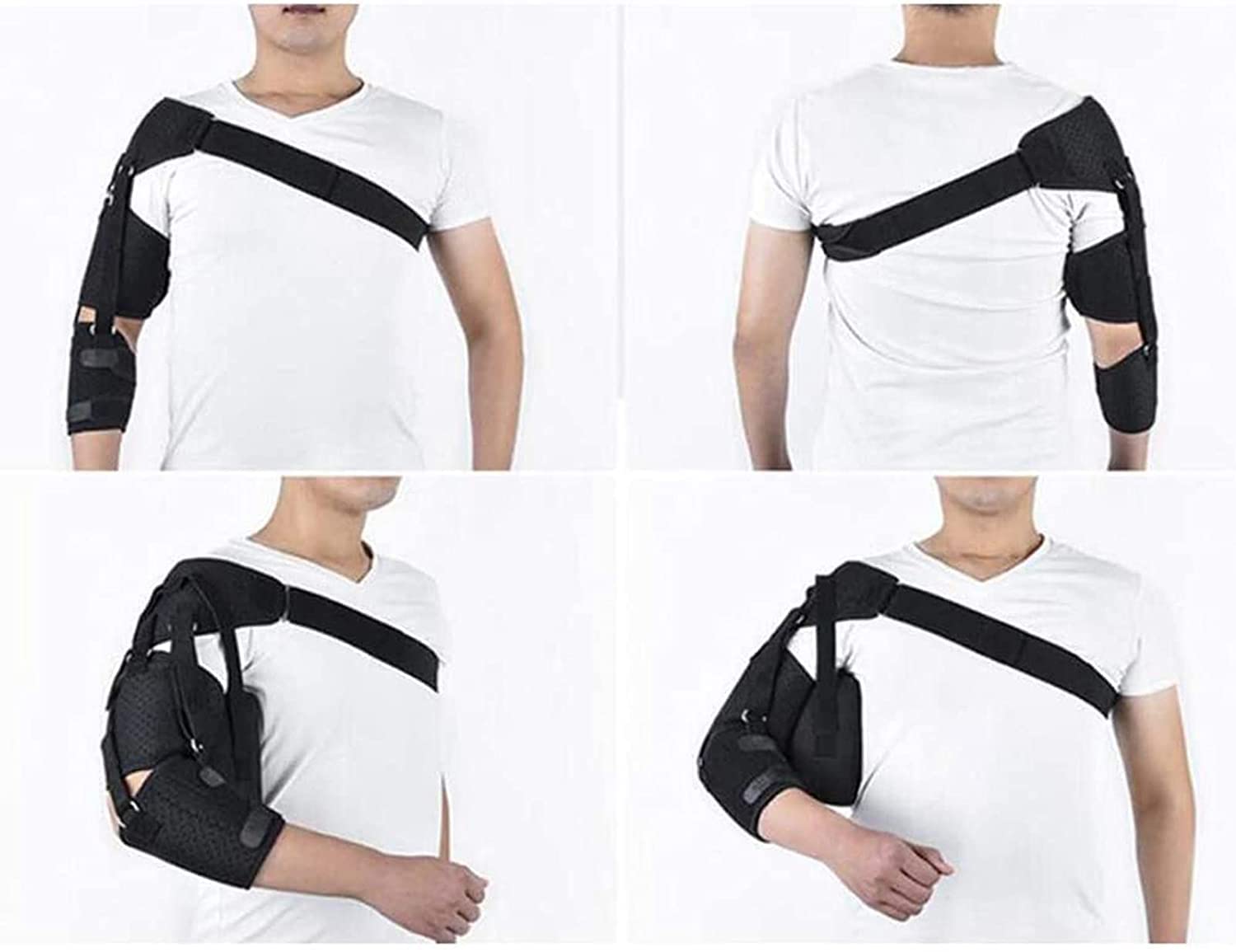 Cabestrillo para rehabilitación de subluxación de Hombro Ajustable, Soporte para articulación acromioclavicular dislocada, Alivio del Dolor de Hombro congelado (Color: Fortalecer)