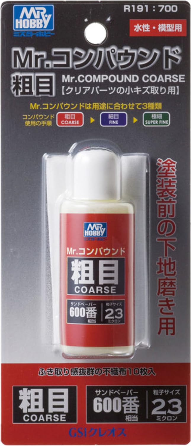 Amazon | GSIクレオス R191 Mr.コンパウンド 粗目 COARSE 【塗装前の