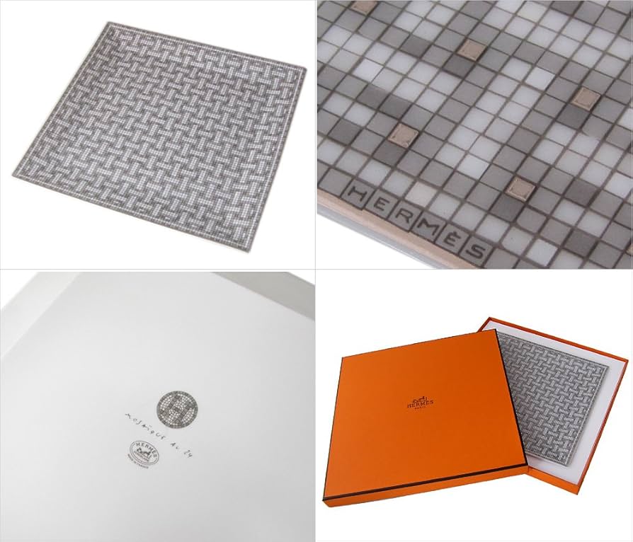 Amazon.co.jp: エルメス HERMES モザイク ヴァンキャトル プラチナ