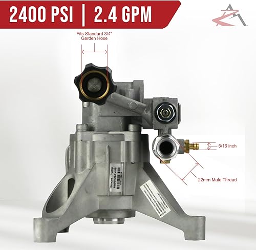 Miniatura 2 de The ROP Shop | Bomba de lavado a presión eléctrica 2400 PSI para Troy-Bilt 020344-0, 020344-1, 020344-2