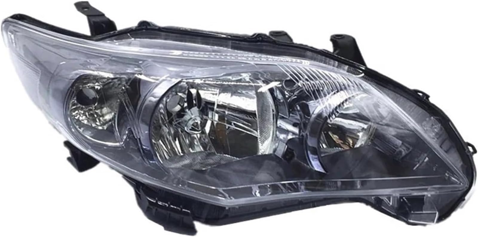Car Headlamp Light Headlamps Assembly for Toyota For Corolla 2010 2011 2012 2013 Headlights(Black,L)