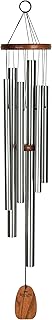 Woodstock Wind Chimes for Outside, Outdoor Decor for Your Patio and Front Porch, Garden Decor, (33") Silver Wind Chime, Wo...