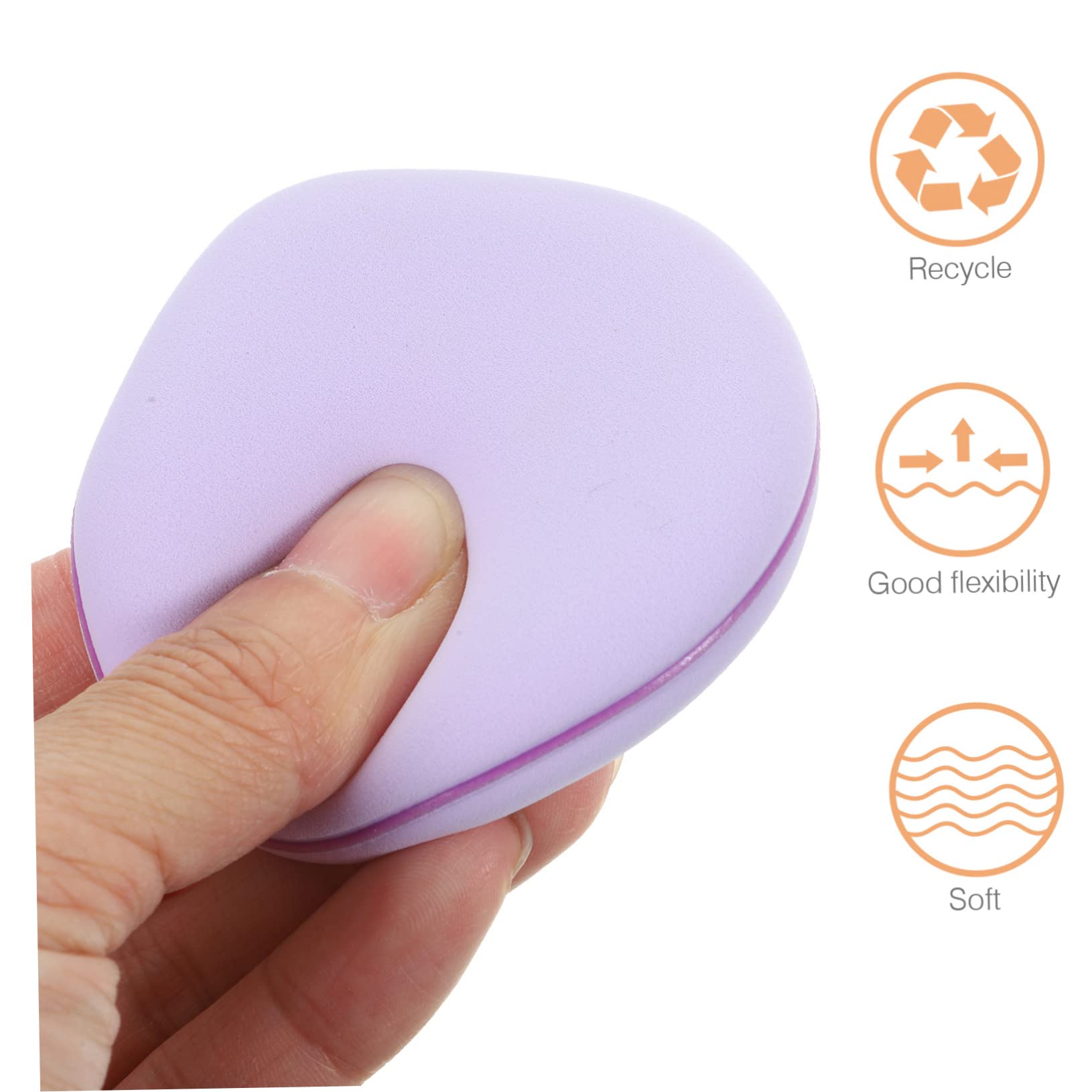 POPETPOP 20pezzi Spugnette Make up Per Fondotinta e Polvere Spugne Rotonde Schiuma Morbida Per Applicazione Di Trucco Facili Da Trasportare e Utilizzabili Viaggio