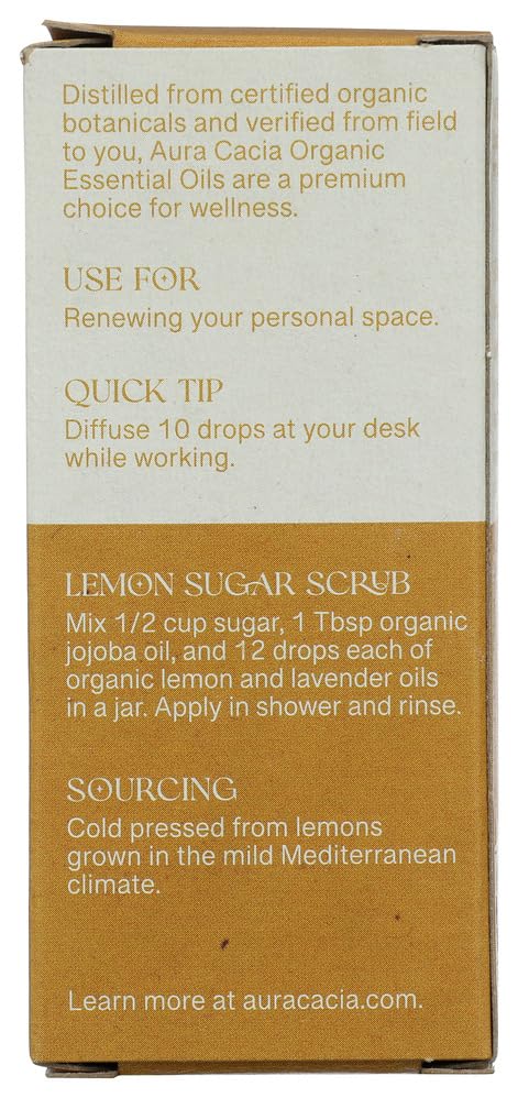 Aceite Esencial Orgánico de Limón 0.25 FZ miniatura 2