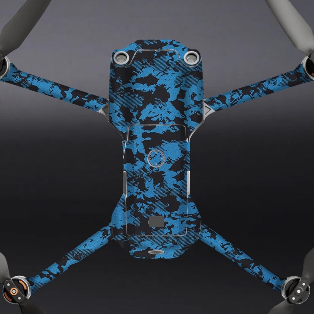 AIR2S Anti-Scratch Camera Vinyl Wrap Film Decal Skin for DJI Air 2S Body Accessories Protective Sticker Protector Coat (Knight Blue, for DJI Air 2S)