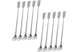 TIHOOD Lab Spatula Stainless Steel