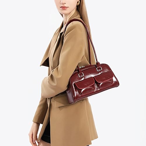 Vista 3 de Y2K Shoulder Bag for Women Black Small Purse Brown Purse Trendy Purse Retro Women's Shoulder Handbags Purses
