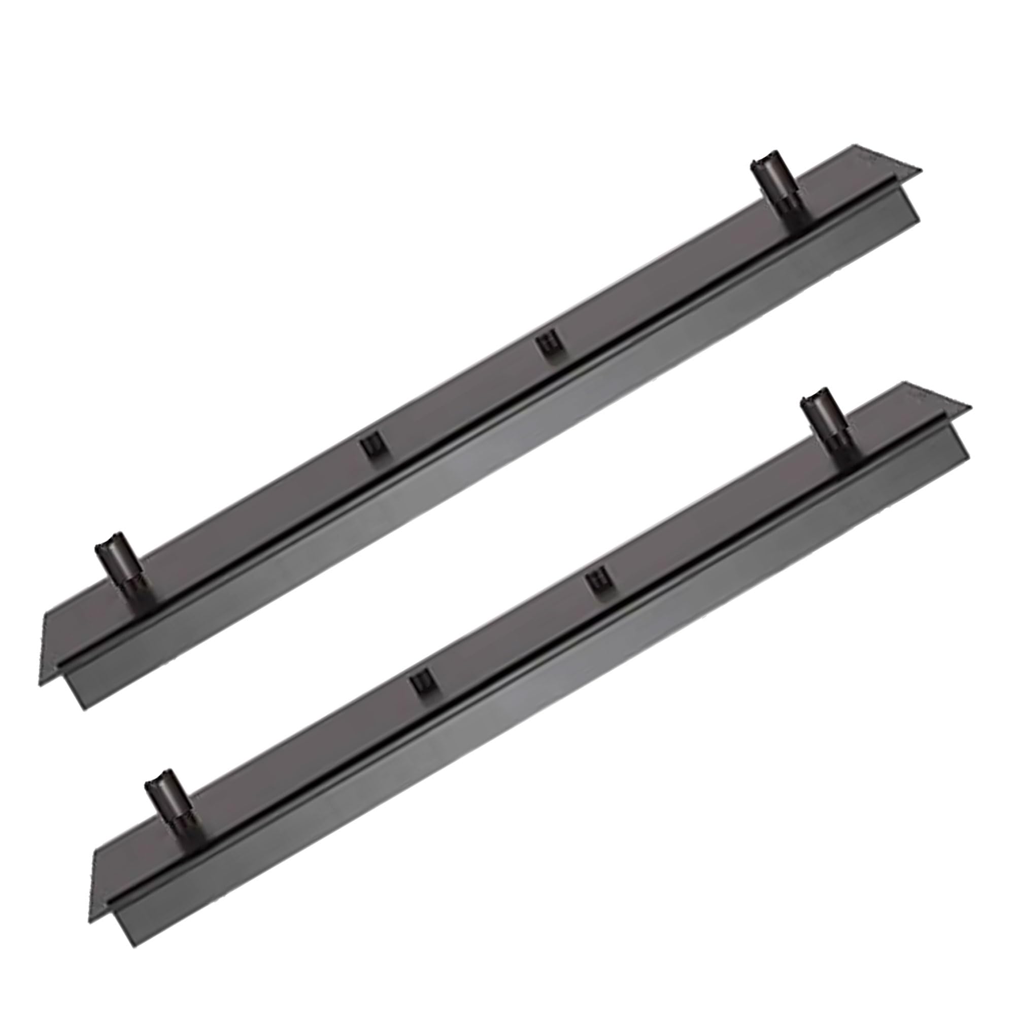 LEDSone 2 Outlet Black Ceiling Rose with Accessories Pendant Lighting Fixture Metal Fitting (Black 2 Pack)
