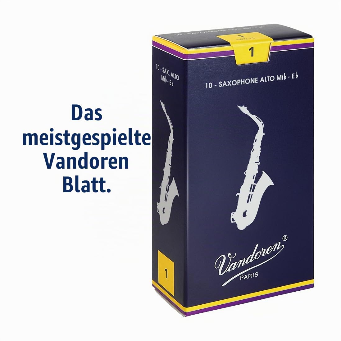 Vandoren Blatt Alt Saxophon Traditionell Stärke: 1