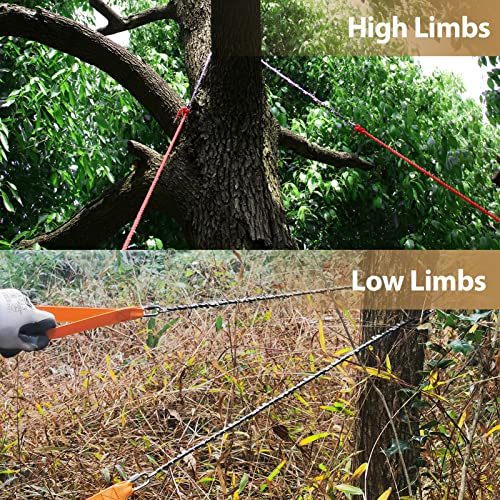 image for SENSILIN Rope Saw for Tree Limbs, 55 Inch Chain Saw with 70 Sharp Teet