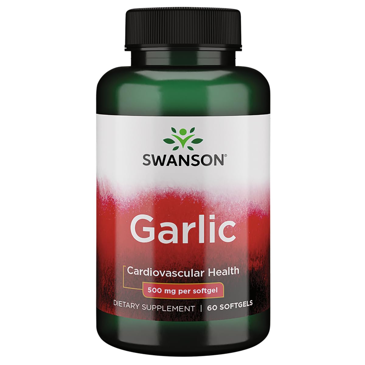 Swanson Garlic 500 Milligrams, 60 Softgels