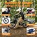 HAPPYRUN G300 Pro 72V Electric Dirt Bike, 50MPH Top Speed & 6500W Peak Power, 60-Mile Range Removable Battery, Hydraulic Brakes, Full Suspension for Adult Off-Road Trail Riding