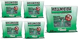 5 Pacotes Kellmicida Isca Granulada Para Formigas Cortadeiras Fomicida Kelldrin 10x50g (2,5kg)