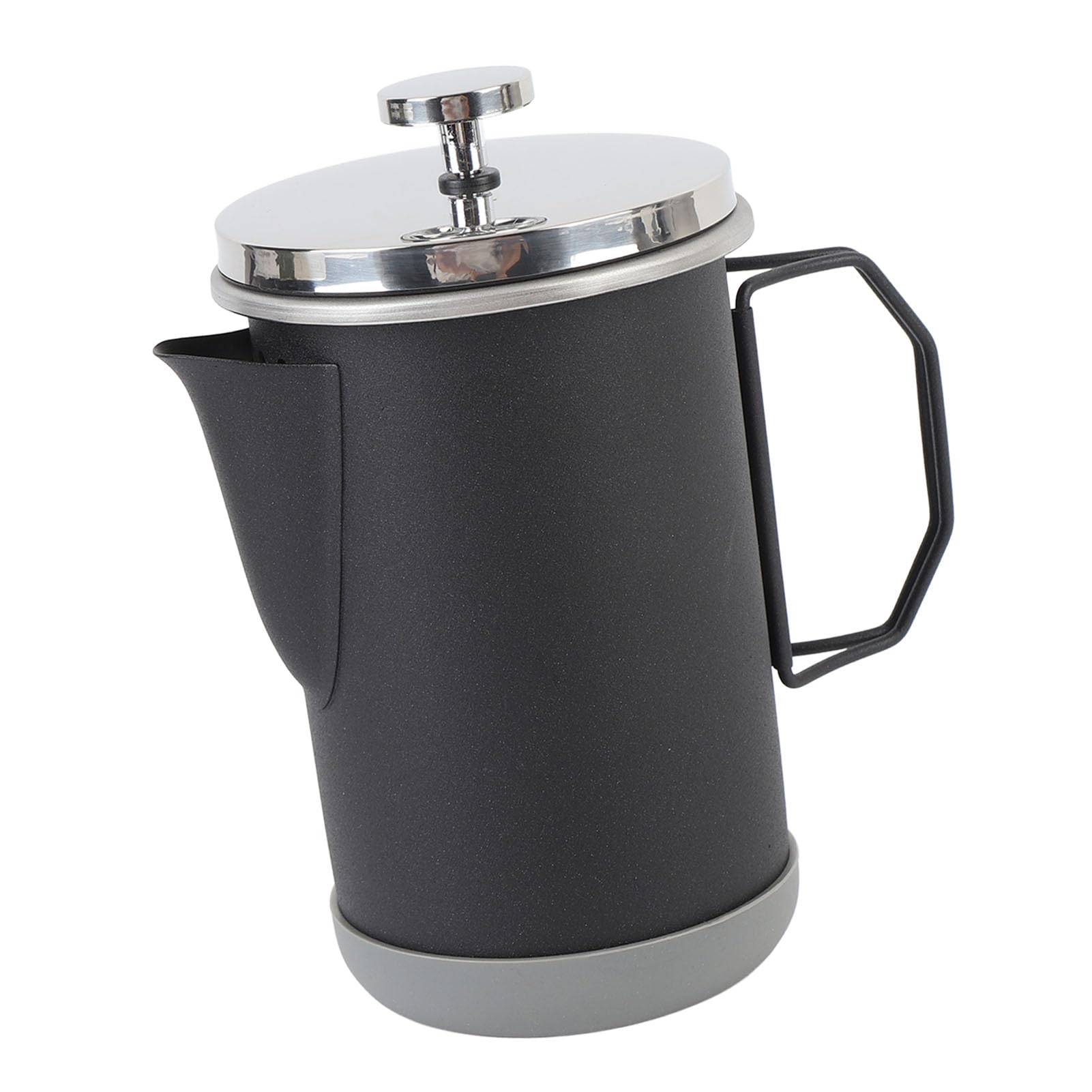 Prensa francesa de acero inoxidable 304, portátil hecha a mano, 33,81 oz para acampar, 1000 ml con multifuncionalidad, diseño ligero, fácil de usar