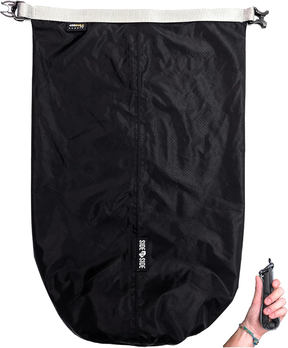 Small Lightweight 10L Dry Bag, Stuff Sack for Backpacking | Ultralight 1.65oz military-grade nylon, reinforced seams; keeps gear dry for hiking, camping, beach, boating & backpacking