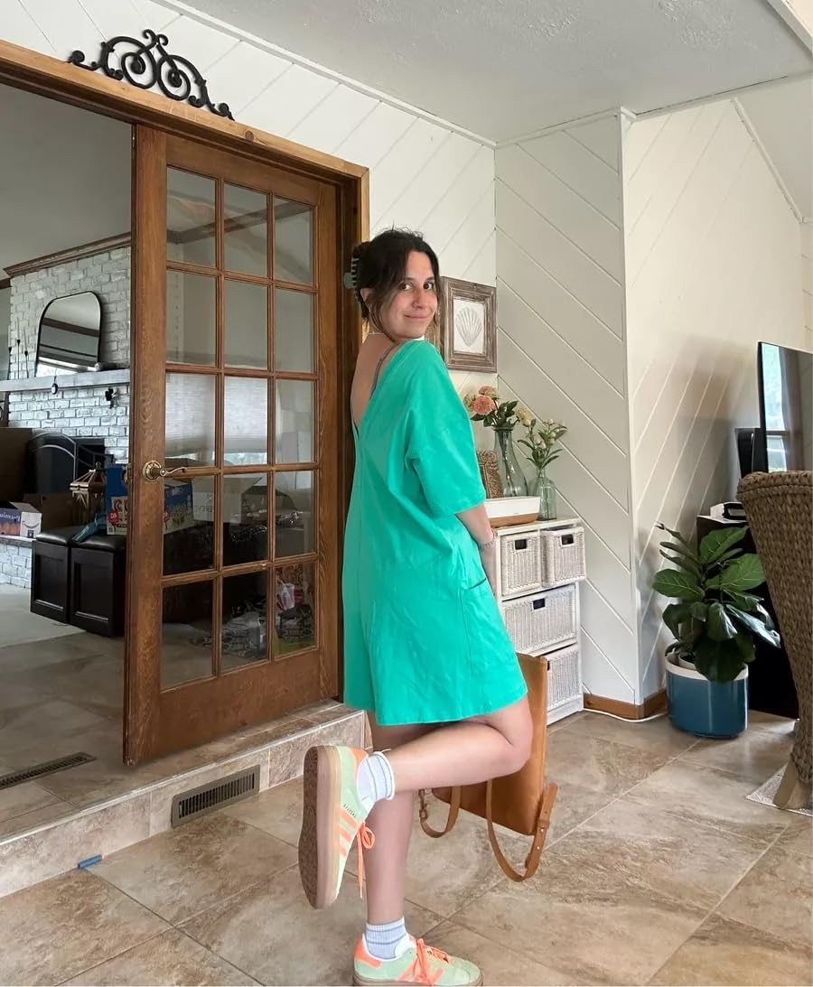 Rompers for Women Oversized Athletic Workout Reversible Hot Shot Tee Romper Casual Jumpsuit Overalls - Image 5