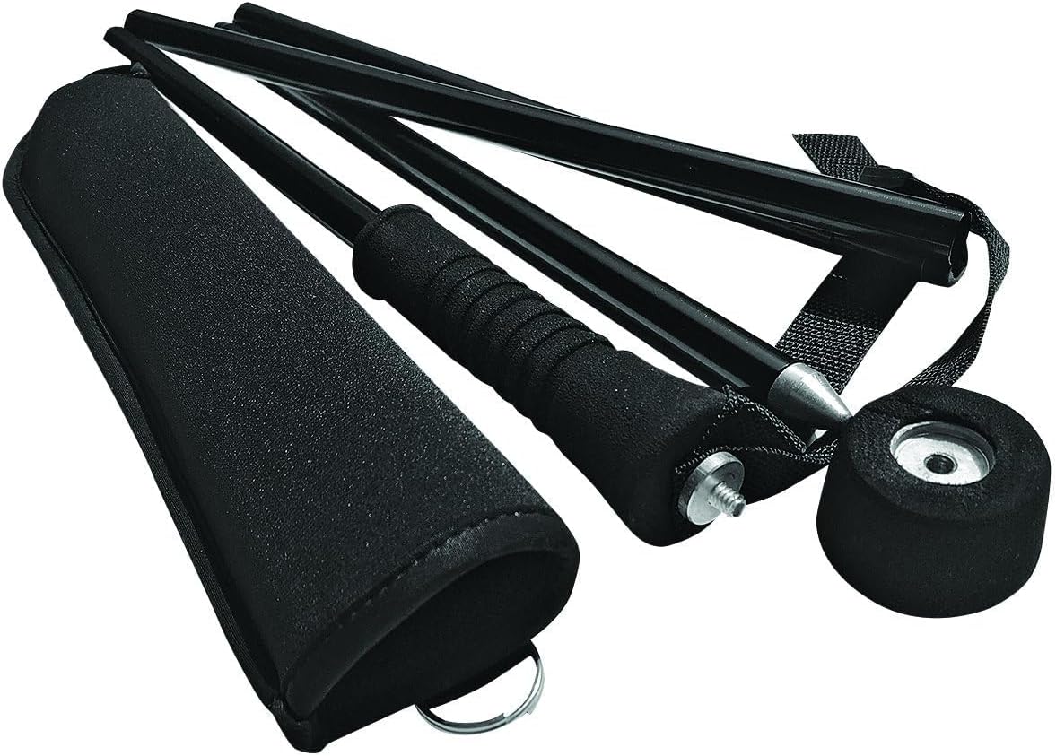 Creative Angler Folding Wading Staff with Neoprene Case and Camera Attachment