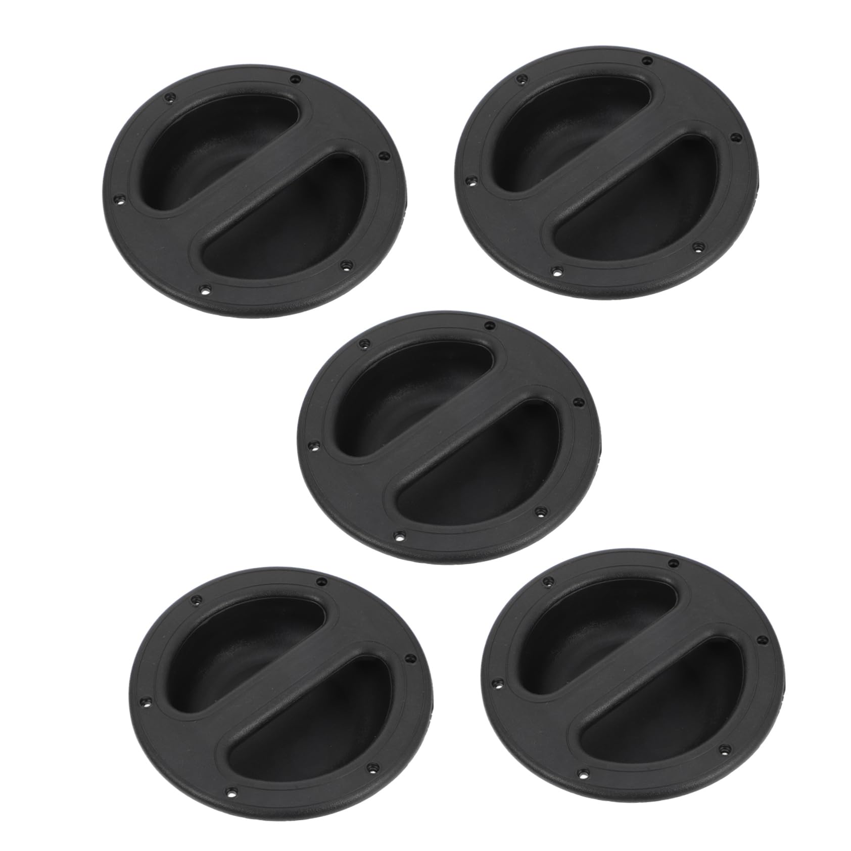 Operitacx 5pcs Stage Speaker Cabinet Handles Round Shape Recessed Audio Cabinet Handle Construction Design Secure Mounting for Transporting Heavy Equipment